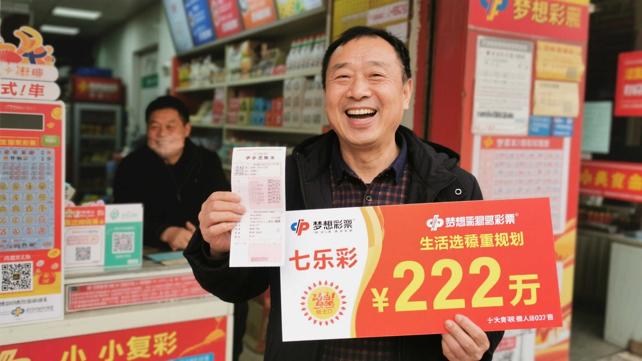 七乐彩222万大奖得主揭秘：小复式投注巧中巨奖，奖金规划从长计议